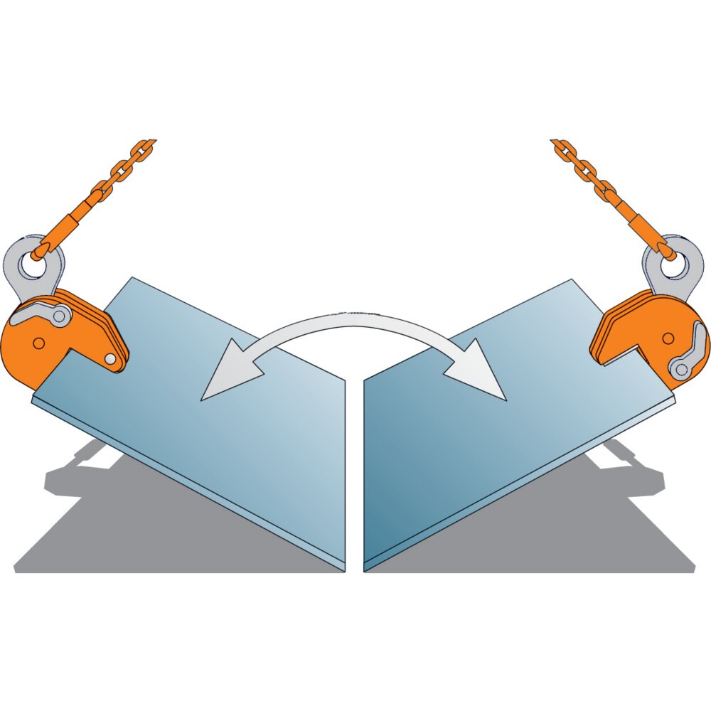 CS vertical plate lifting clamps REMA